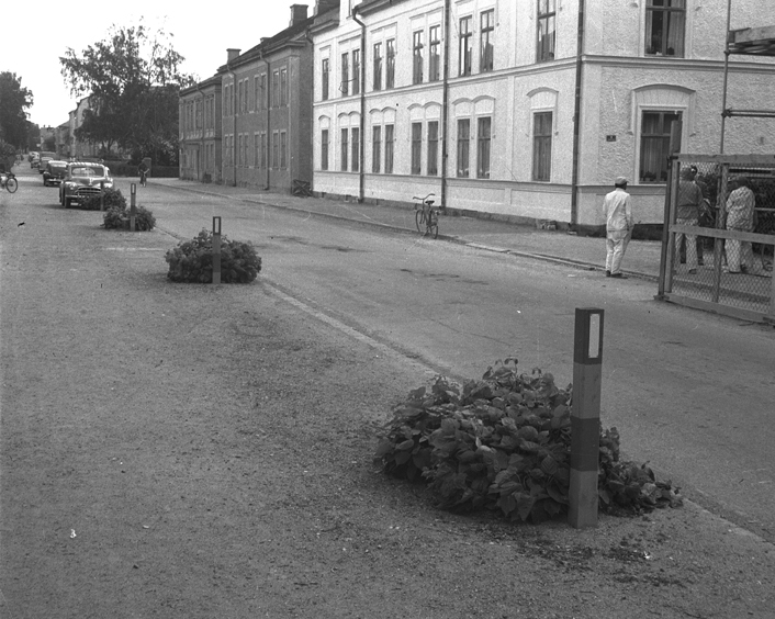 Repslagaregatan från Järnvägsgatan mot Fruängsg...