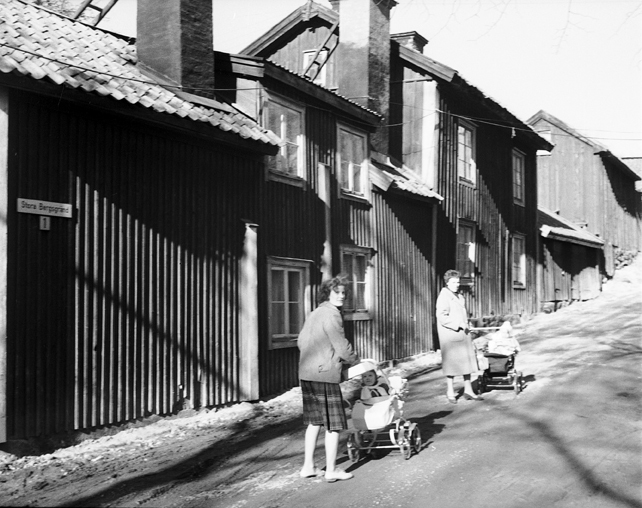 Stora Bergsgränd 1. Fototid: 1963.