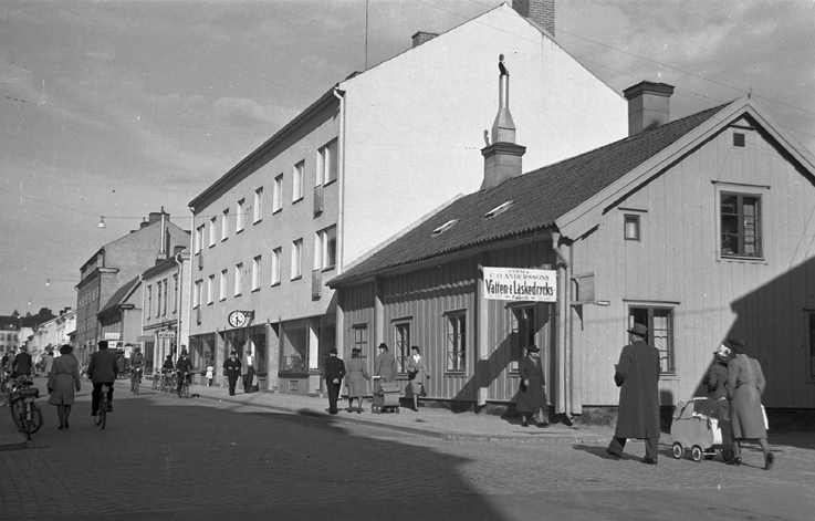 Östra Storgatan från S:t Annegatan mot Östra Ky...