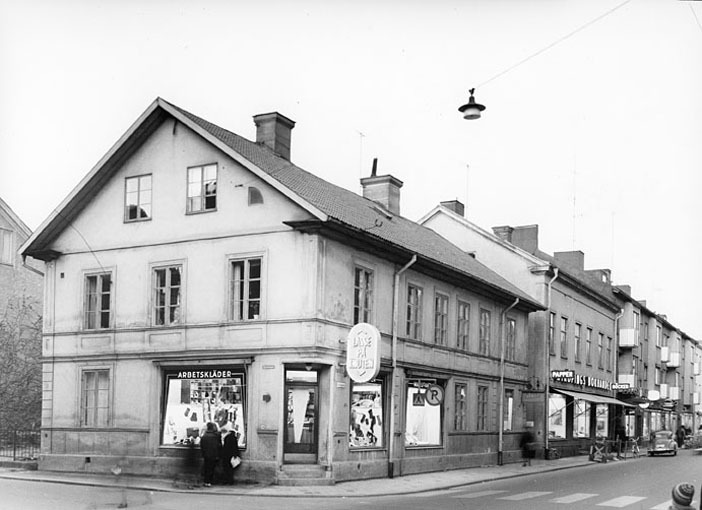 Östra Storgatan 19-21. Fototid: 1964.