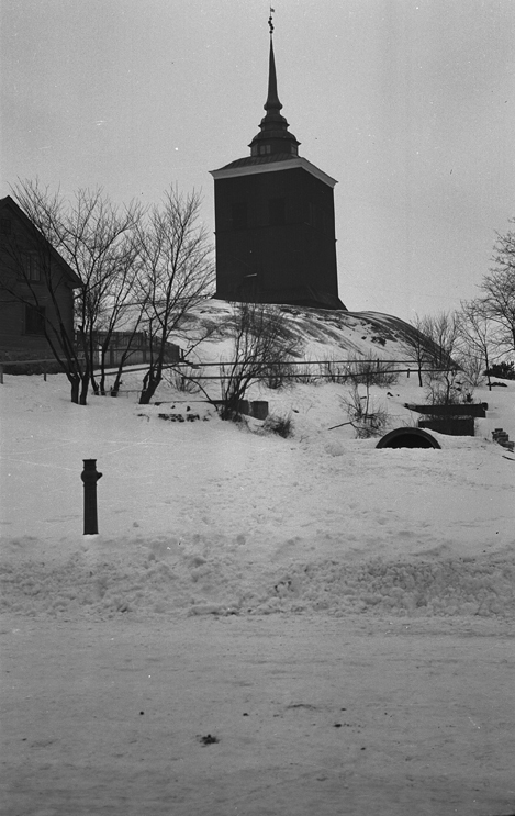 Västra Klockstapeln. Fototid: 1947.
