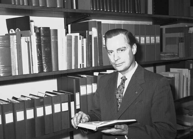 Paul Winberg, Sjukkassedirektör. Fototid: 1959.