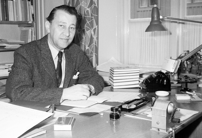 Erik G Jansson, Rektor. Fototid: 1959.