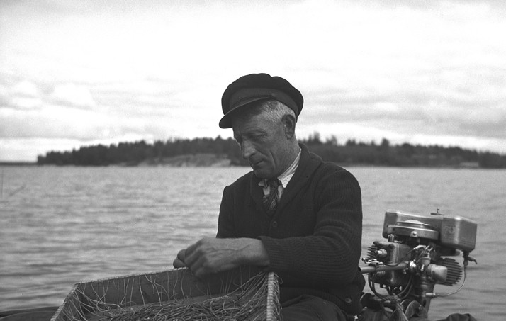 Fiskare på Örsbaken.