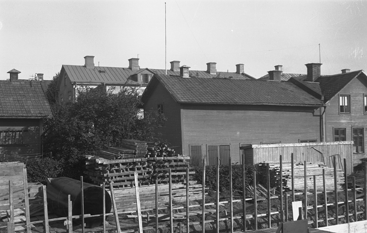 Nybygge, Fruängsgatan. Fototid: 1959.