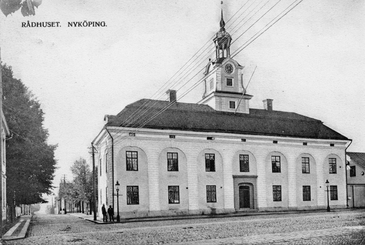 Rådhuset. Nyköping. Fototid: 1906-1912.