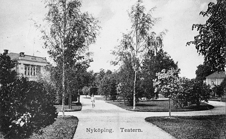 Nyköping. Teatern. Fototid: 1901-1911.