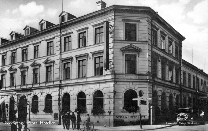 Nyköping. Stora Hotellet. Fototid: 1906-1933.
