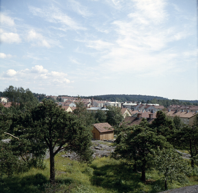 Utsikt från Östra Bergen Fototid: 600714.