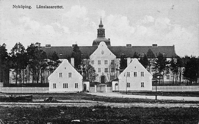 Nyköping Länslasarettet. Fototid: 1914-1917.