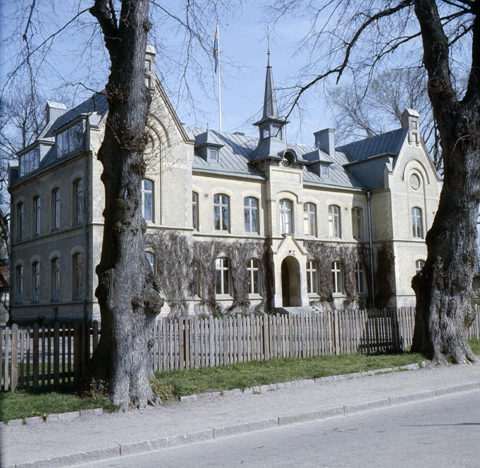 Nyköpings kommun Flickskolan. Fototid: 1958.