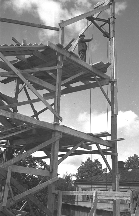 Diös bygget, Fruängsgatan. Fototid: 1946.