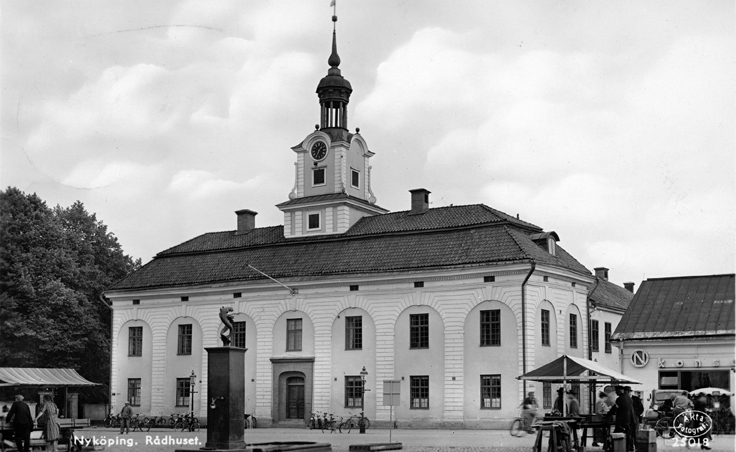 Nyköping. Rådhuset. Fototid: 1943-1944.