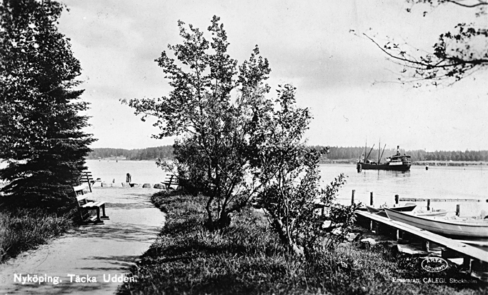 Täcka Udden, Nyköping. Fototid: 1906-1925.