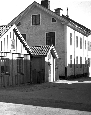 Östra Kyrkogatan 42 - 44, Stuga riven.