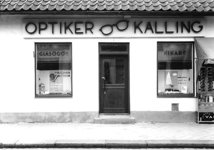 Optiker Kallings affär, Östra Storgatan 17.  Fo...