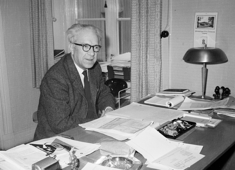 Knut Jung, Rektor. Fototid: 1959.