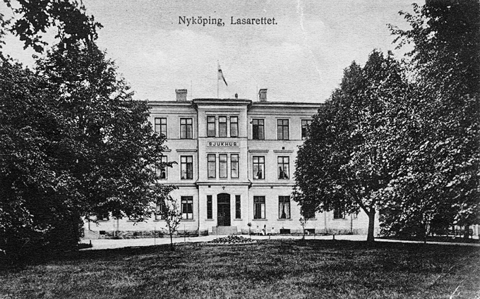 Nyköping. Lasarettet. Fototid: 1906-1914.