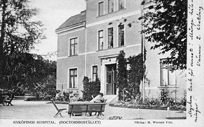 Nyköpings Hospital, Doctorsbostället. Fototid: ...