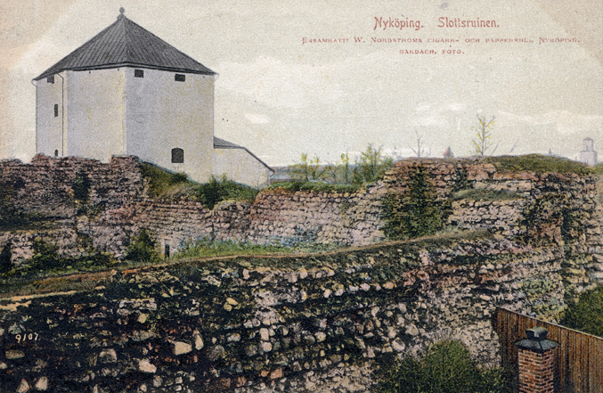 Nyköping. Slottsruinen. Fototid: 1906-1909.