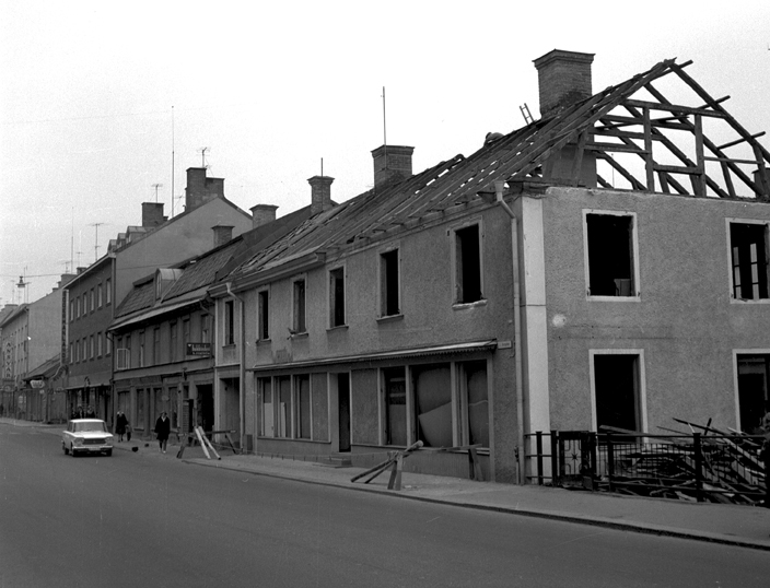 Östra Storgatan 2, Berns ombyggnad. Fototid: 1966.