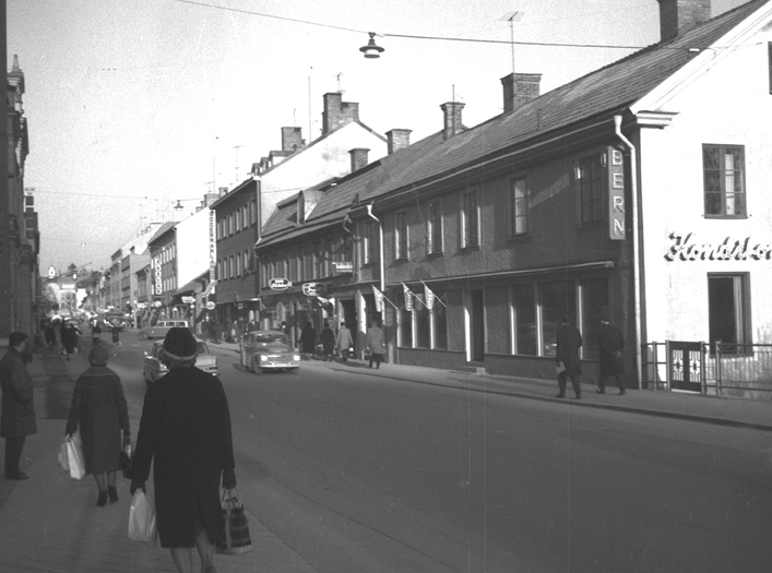 Östra Storgatan från Stadsbron mot S:t Annegata...