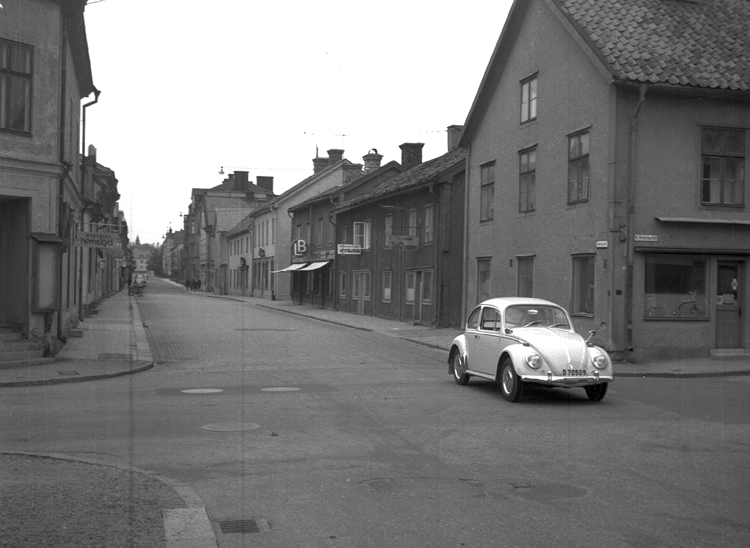 Bagaregatan från Västra Kvarngatan mot Storgata...