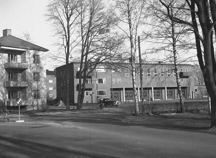 Nya Brandstationen. Fototid: 1952-1968.
