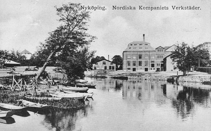 Nyköping. Nordiska Kompaniets Verkstäder. Fotot...
