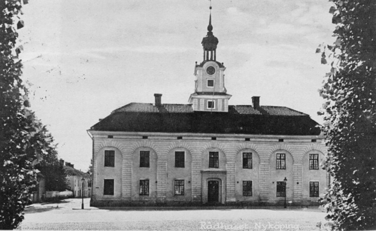 Rådhuset. Nyköping. Fototid: 1906-1924.