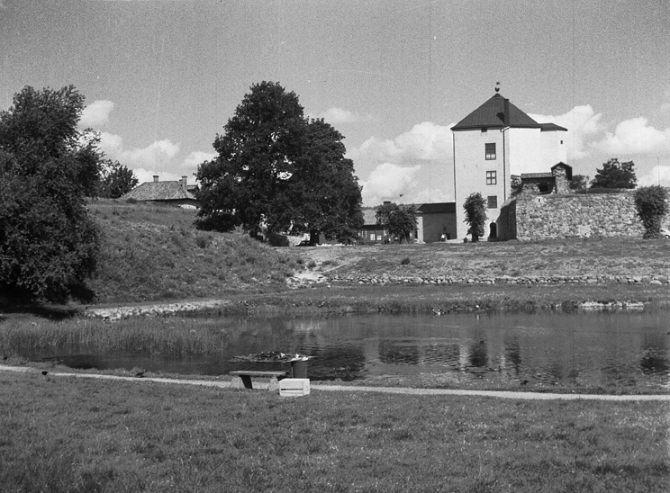 Nyköpingshus och Svandammen. Fototid: 1922-1968.