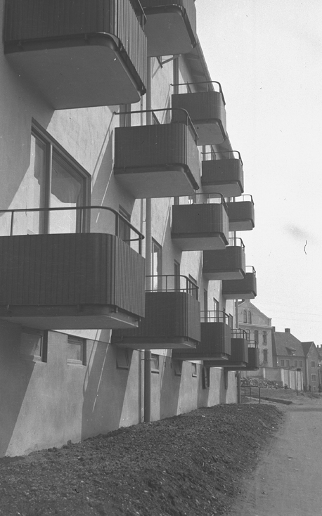 S:t Annegatan. Fors nya bostäder. Fototid: 1945.