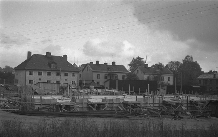 S:t Annegatan Nybygge. Fototid: 1946.