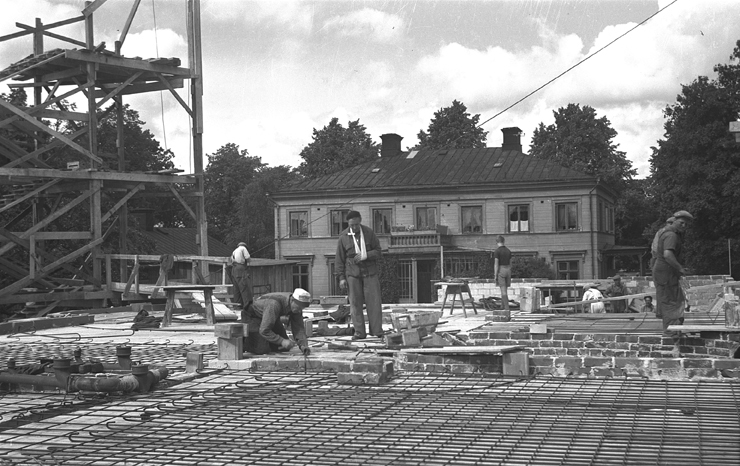 Diös bygget, Fruängsgatan. Fototid: 1946.