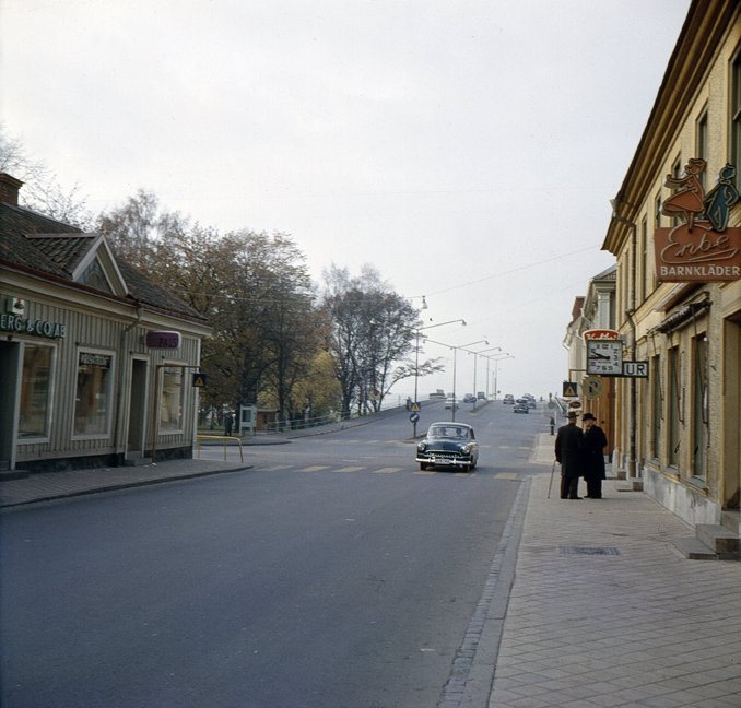 Västra Storgatan. Fototid: 1958.