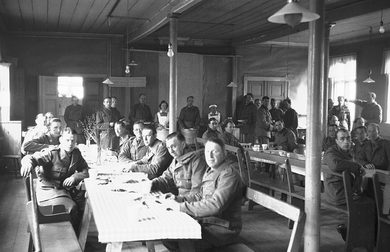 Förläggning, Yrkesskolan. Fototid: 1940.
