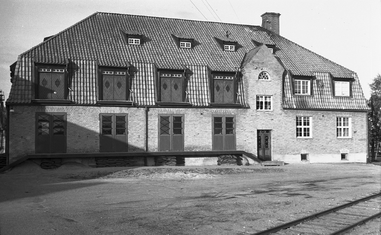 Tullhuset, Nyköpings hamn.  Fototid: 1940.