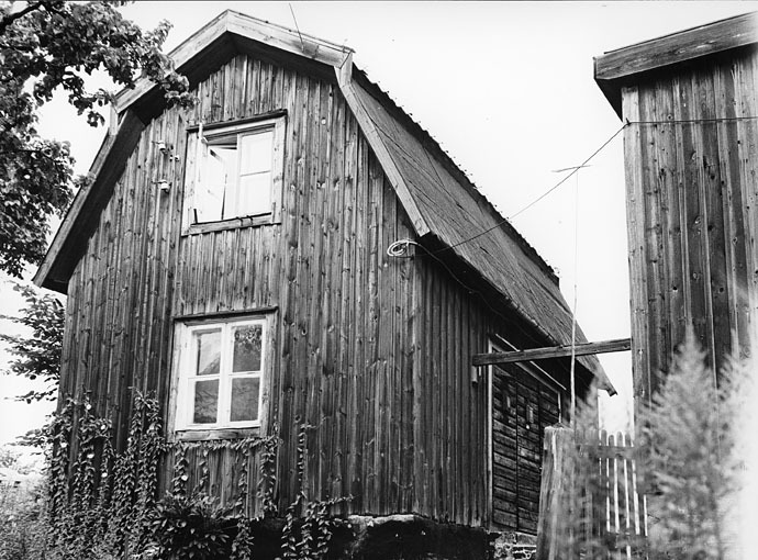 Byggnad exteriör. Stackebergsgatan. Fototid: 1965.