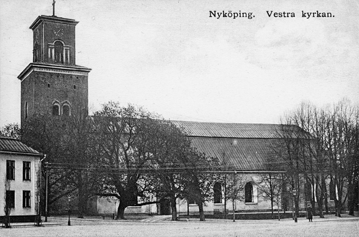 Nyköping. Vestra kyrkan. (Nicolai Kyrka, Stora ...