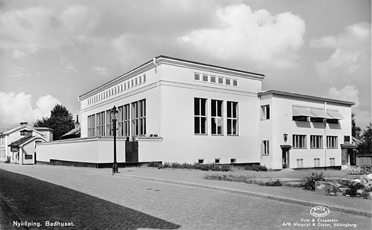 Nyköping. Badhuset. Fototid: 1935-1950.