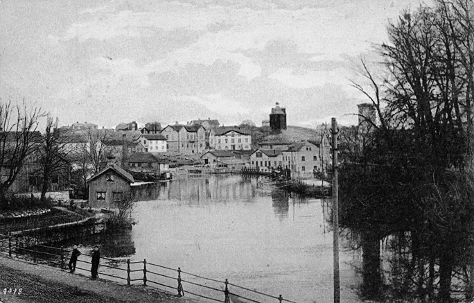 Stadsbron. Storhuskvarn. Fototid: 1906.