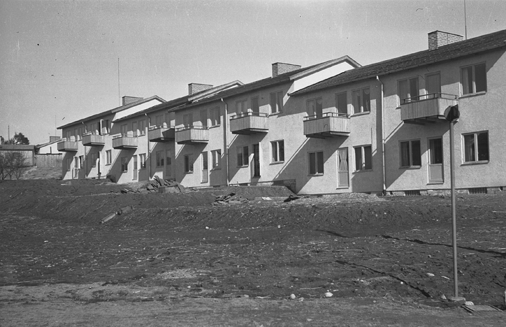Radhusen på Hemgårdsvägen. Fototid: 1946.