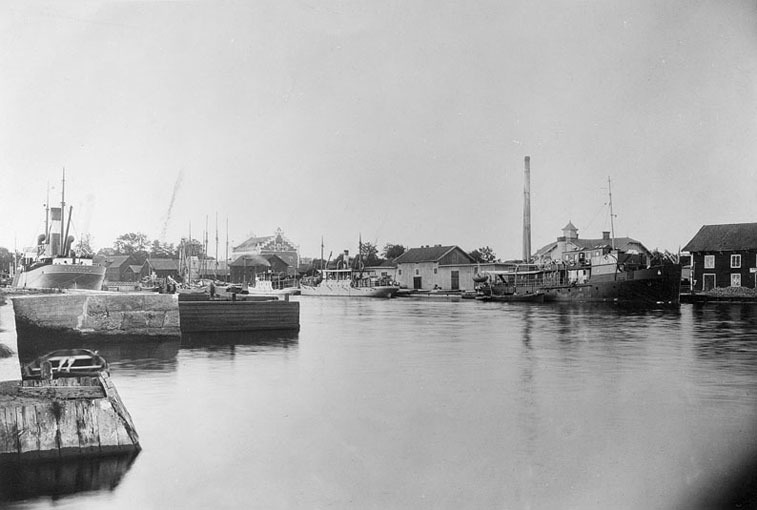 Hamnen. Fototid: 1928.