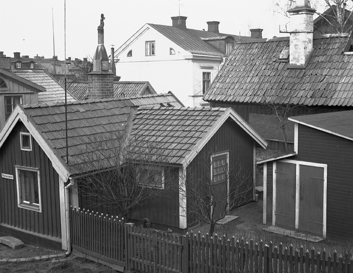 Östra Kvarngatan 10, Petterssons. Fototid: 1959.