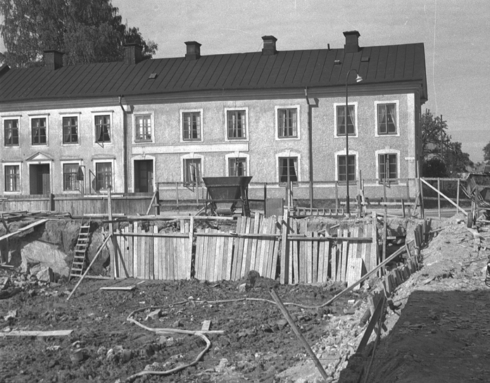 Bagaregatan, Nybygge. Fototid: 1963.