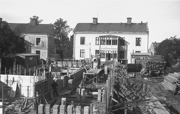 Nybygge, Fruängsgatan. Fototid: 1954.