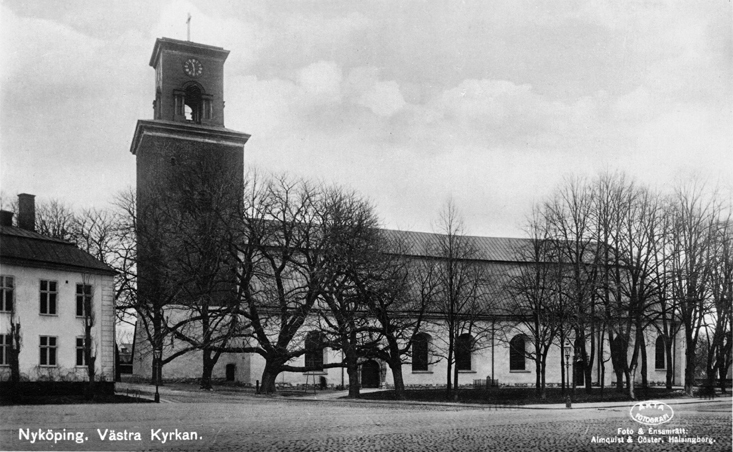 Nyköping. Västra Kyrkan. (Nicolai Kyrka, Stora ...