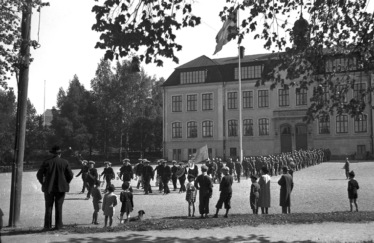 Hemvärnets dag. Fototid: 1945.