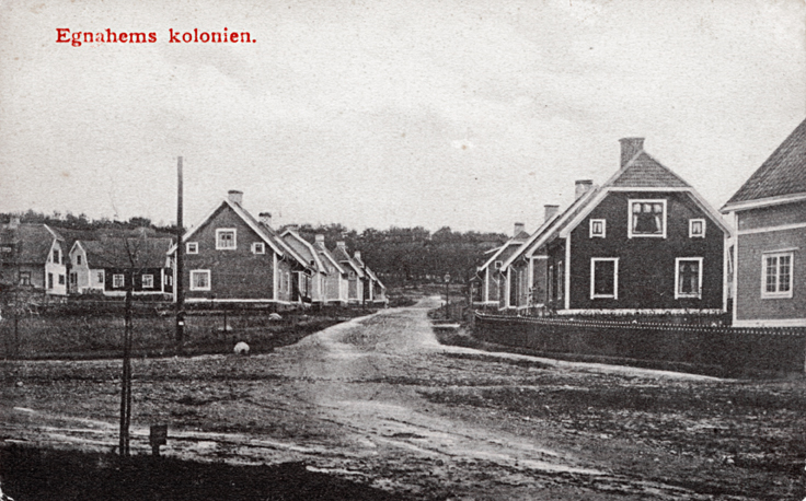 Egnahems kolonien. Östra Villastaden. Fototid: ...