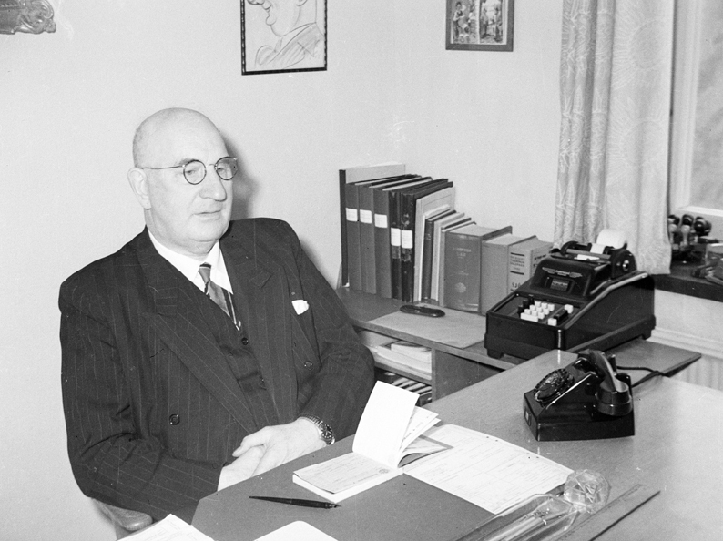 Helge Larsson, Exekutionsbiträde. Fototid: 1959.